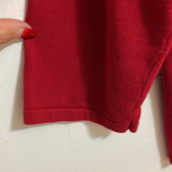 First Issue Liz Claiborne Red sweater top,Size XL - Picture 4 of 8